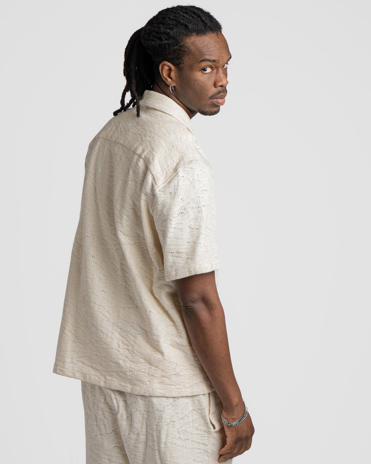 Arte Antwerp Crochet shirt | SS25-233S | AFEW STORE